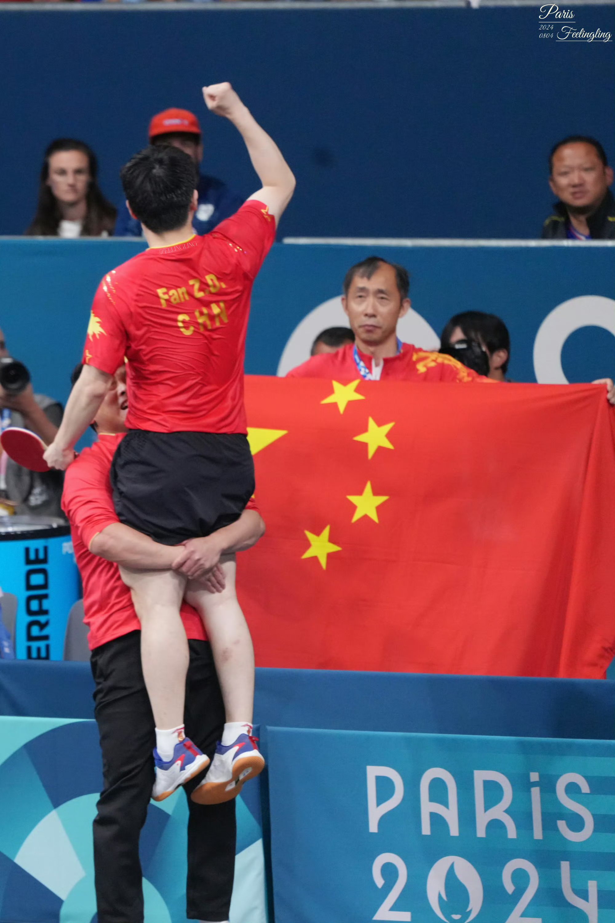 中国队完胜法国队,王皓点燃赛场 中国队完胜法国队,王皓点燃赛场